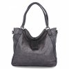 Torebka Damska Shopper Bag XL firmy Hernan HB0337 Szara